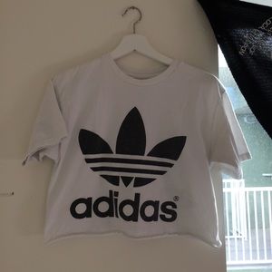 Adidas cropped tshirt